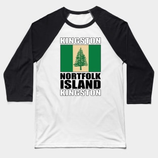 Flag of Norfolk Island Baseball T-Shirt